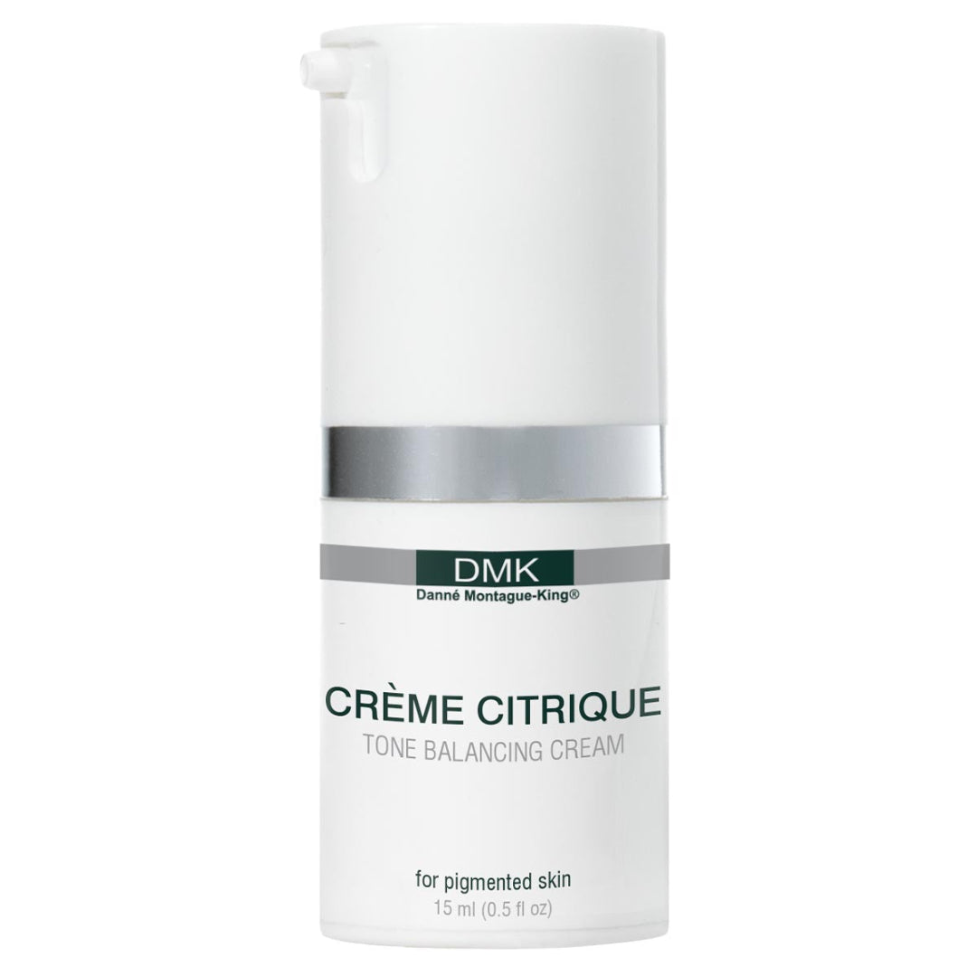 DMK Crème Citrique bottle on a white background