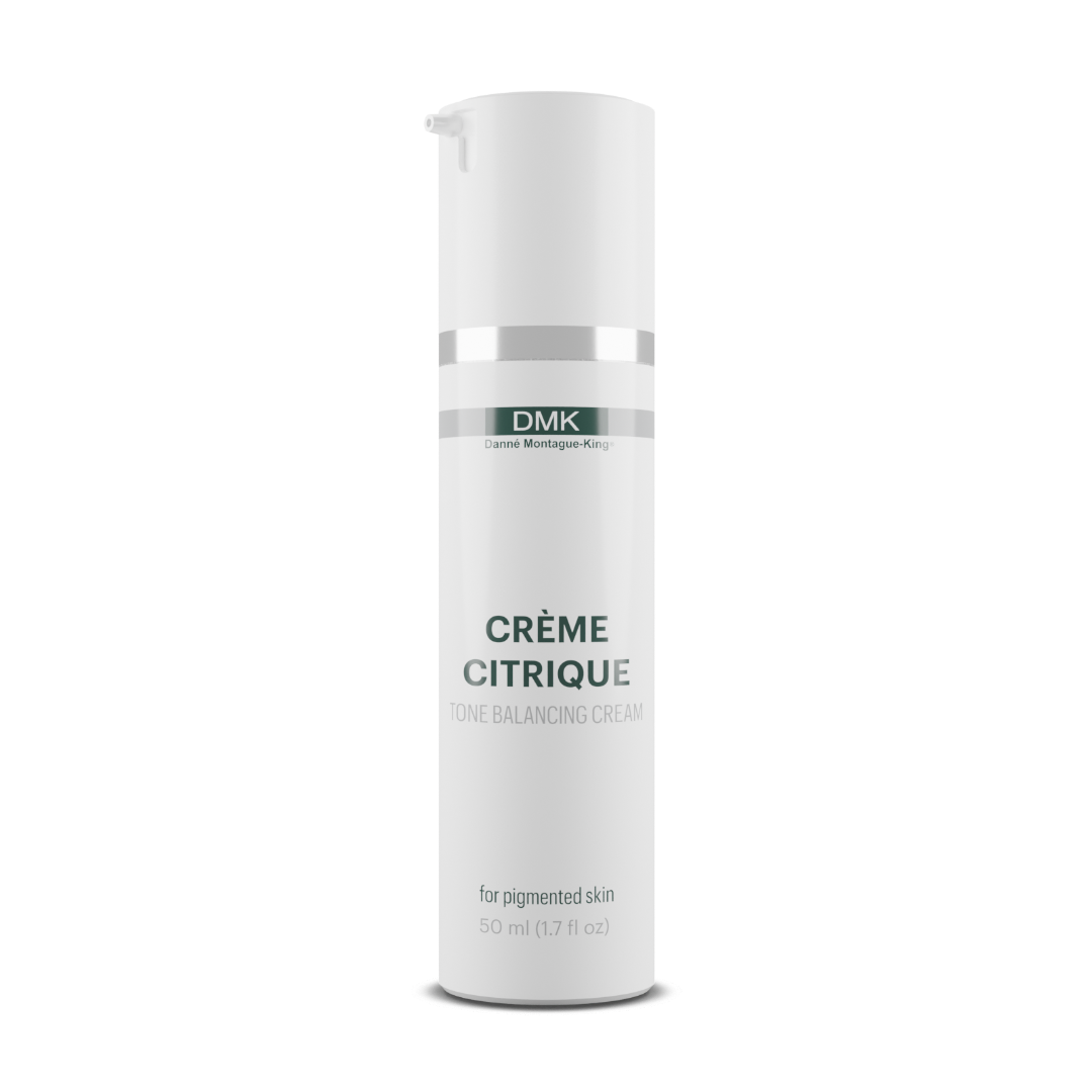 DMK Crème Citrique skincare bottle on a white background