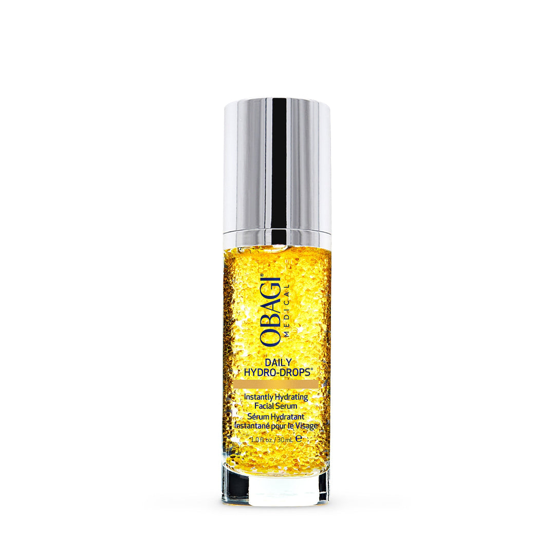 Obagi Medical Daily Hydro-Drops serum bottle on a white background