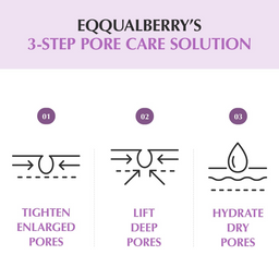 Eqqualberry Pore Fit Purple PDRN Pore Minimising Serum 30ml