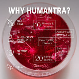 Humantra Elderberry Electrolyte Powder, 20 Sachets