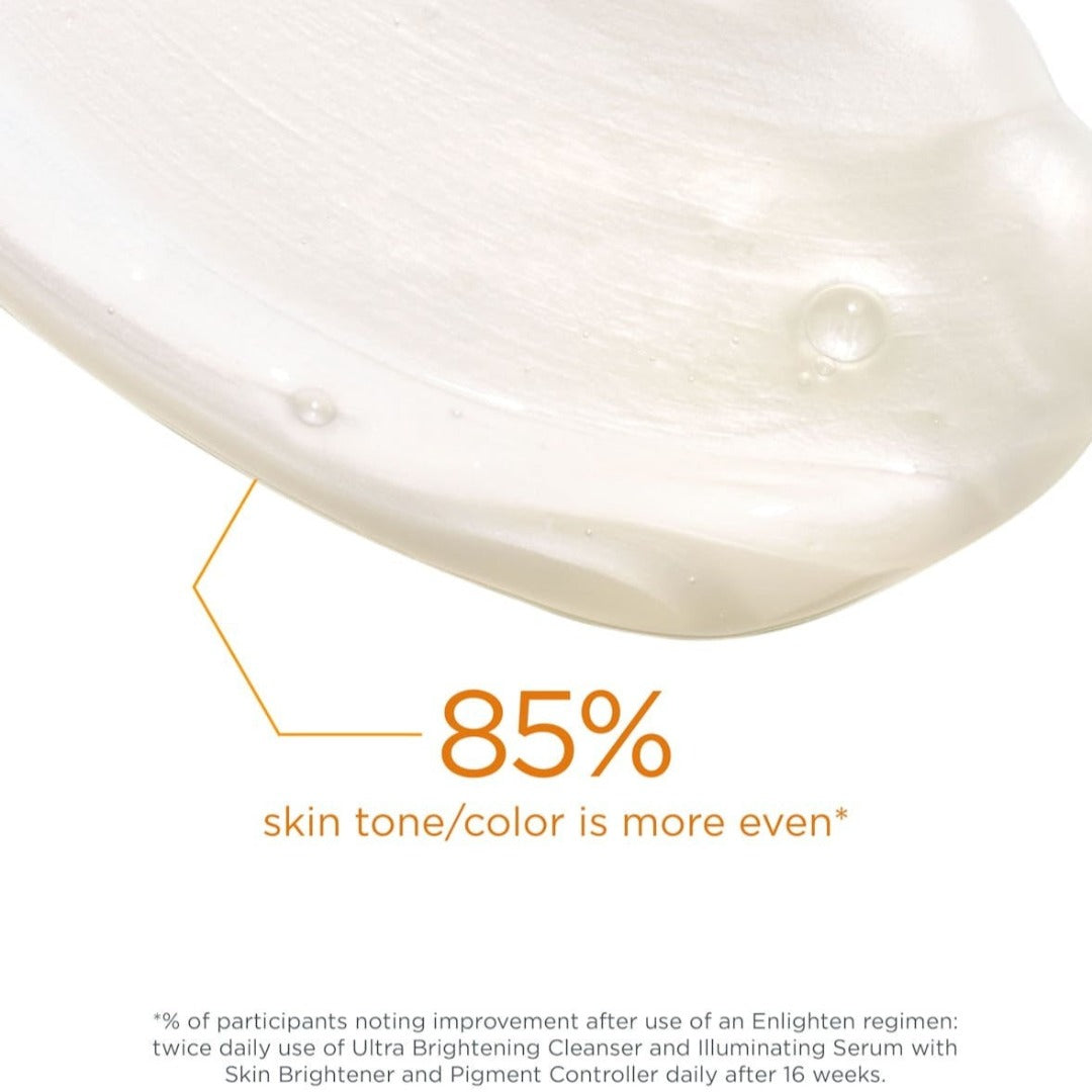 85% skin tine and colour is more even