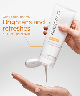 gentle non drying brightens and refreshes dull, lacklustre skin