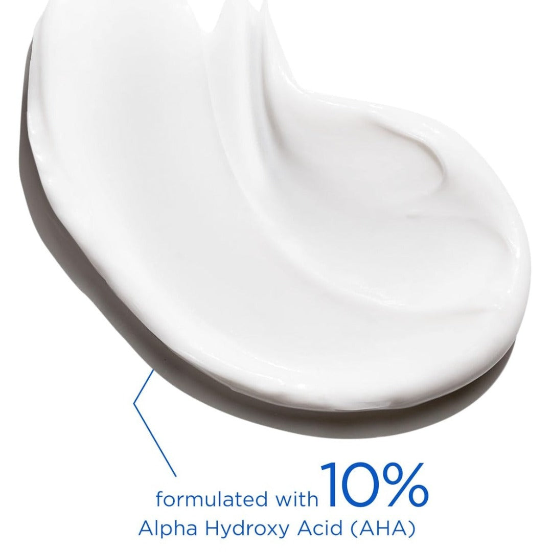 formualted with 10% alpha hydroxy acid AHA