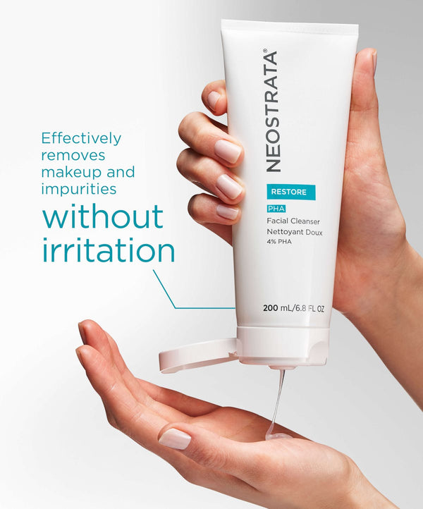 effectively removes makeup and impurities without irritation 