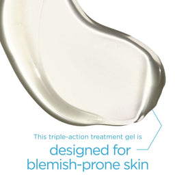 this triple action treatment gel is designed for blemish prone skin