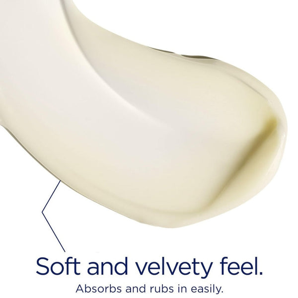 soft and velvety feel that absorbs and rubs in easy