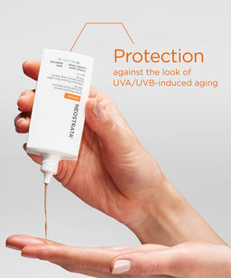 protection agains the look of uvb/uva induced ageing