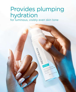 provides plumping hydration or luminous, visibly even skin tone