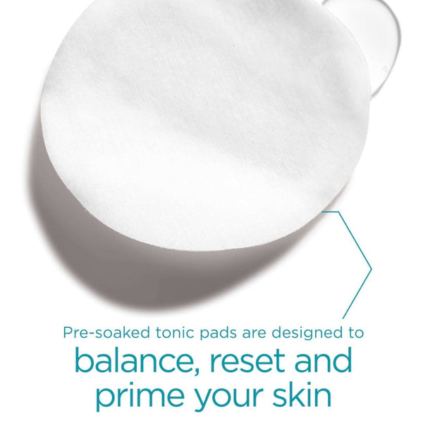 pre soaked tonic pads are designed to balance, reset and prime your skin