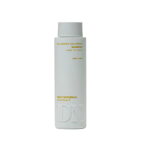 Shampoo bottle labeled 'Daily Naturals' on a white background