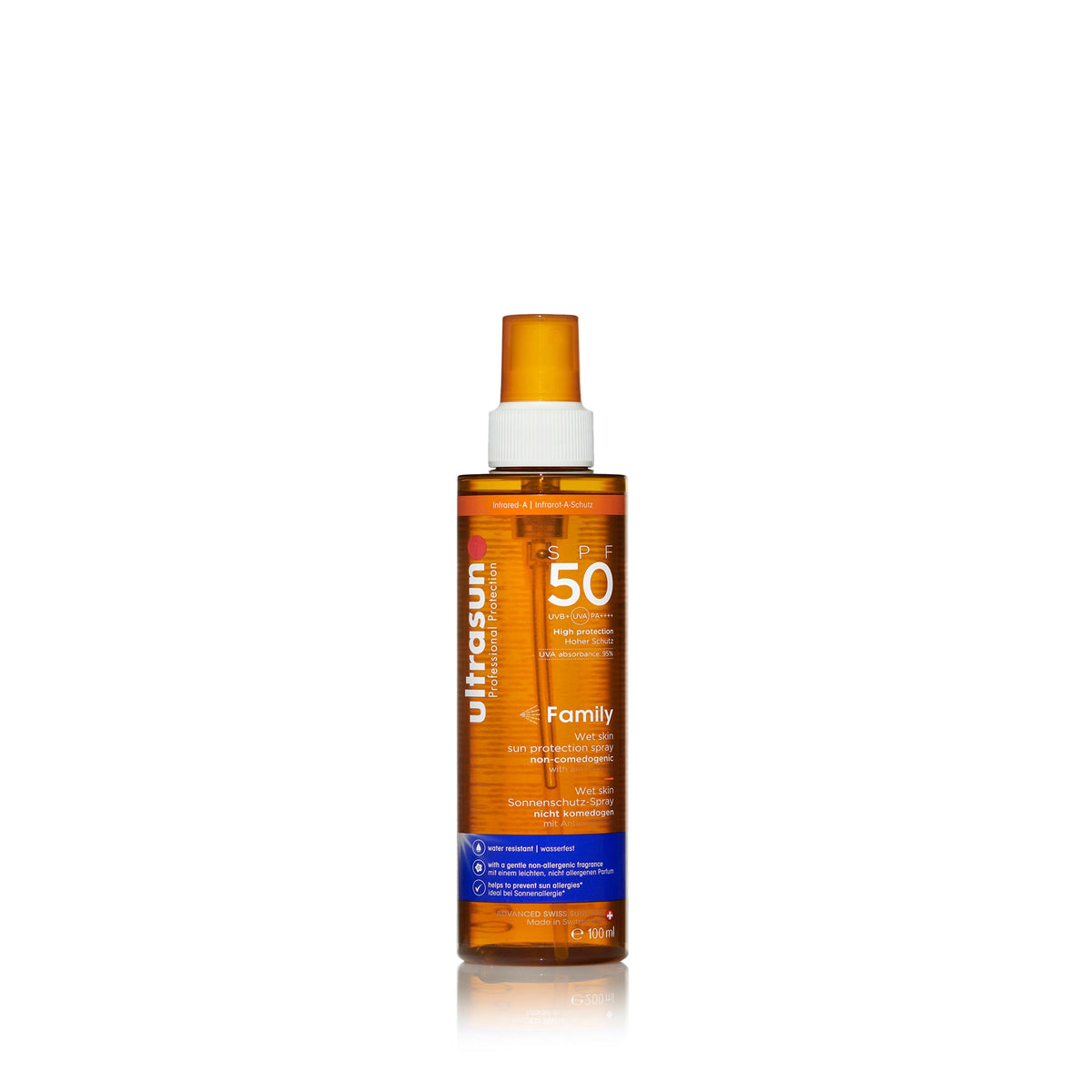 Ultrasun Family Wet Skin Spray SPF50 100ml