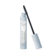 Eyelash serum with applicator on a white background