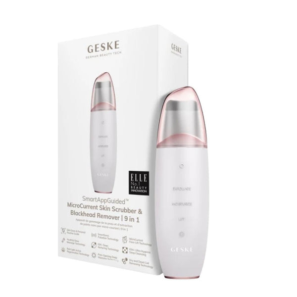 GESKE MicroCurrent Skin Scrubber & Blackhead Remover | 9 In 1 - Starlight