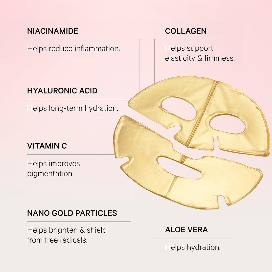 MZ SKIN Hydra-Lift Golden Treatment Face Mask | Face the Future