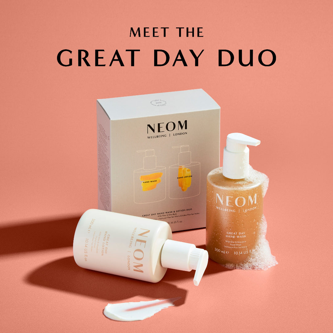 NEOM Great Day Hand Wash & Lotion Duo