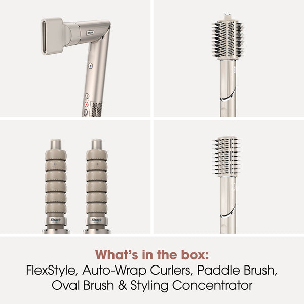 Shark Beauty FlexStyle 4-in-1 Air Styler & Hair Dryer for Straight & Wavy Hair - Stone - 2025 Edition