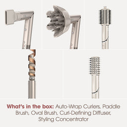 Shark FlexStyle 5-in-1 Air Styler & Hair Dryer with Storage Case - Stone