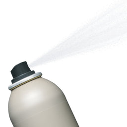 Spray can with a white background