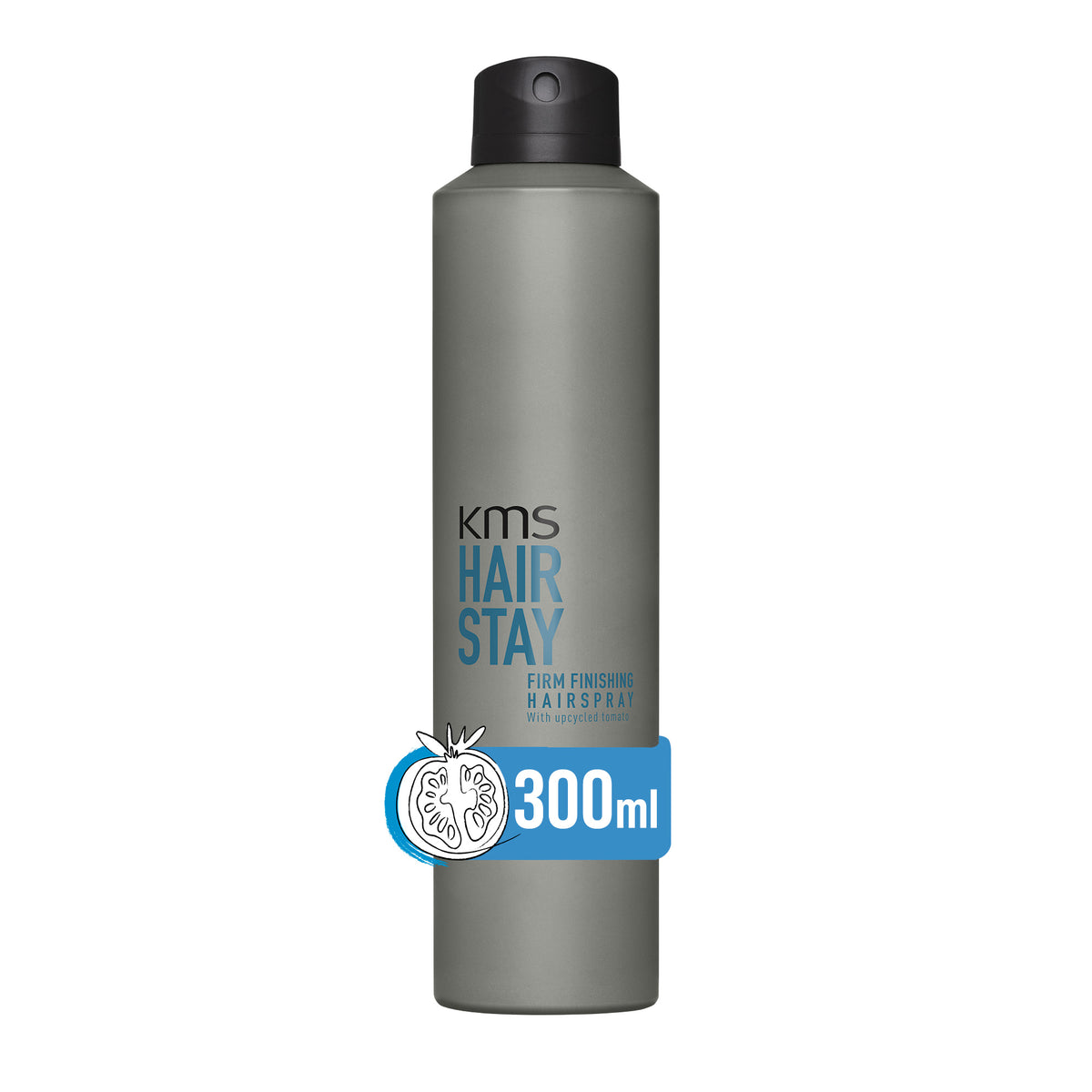 KMS Hair Stay hairspray bottle on a white background