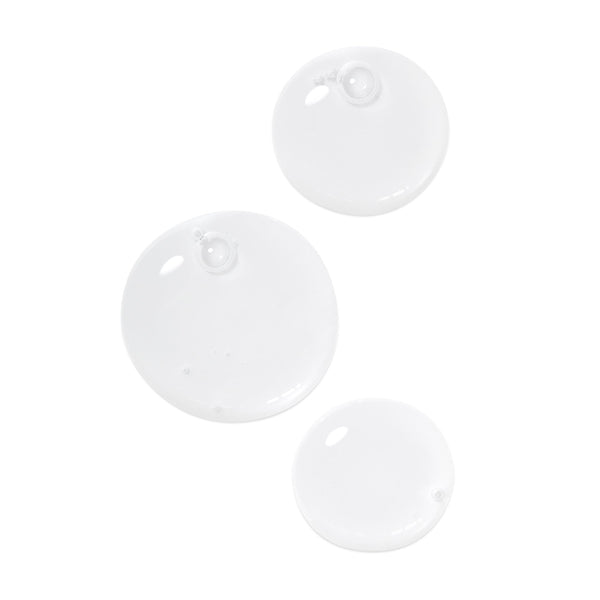 Three white round tags with holes on a white background