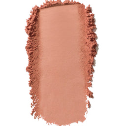 Pink makeup swatch on a white background