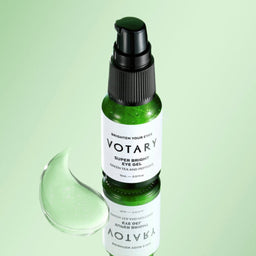 Votary Super Bright Eye Gel, Green Tea and Peptides 15ml