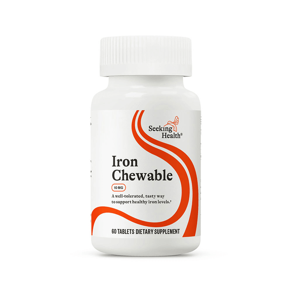 Seeking Health Iron Chewable 60 Tablets