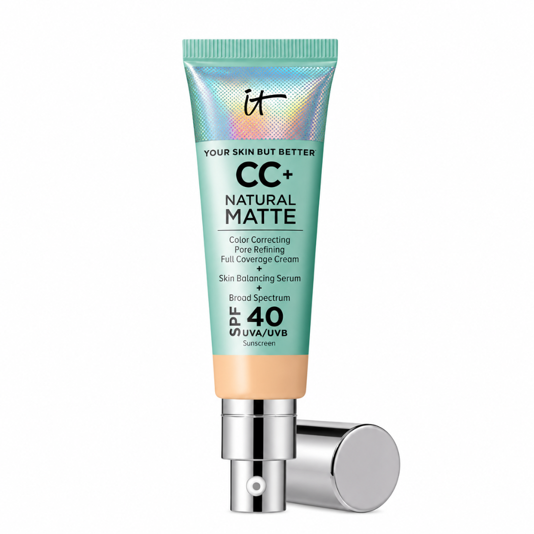 iT Cosmetics Your Skin But Better CC+ Natural Matte with SPF 40 32ml Light Medium