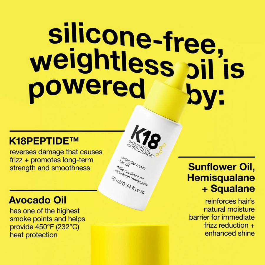 K18 Molecular Repair Hair Oil 10ml