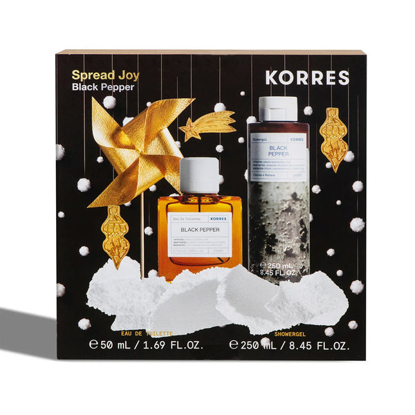 KORRES Black Pepper Set Eau De Toilette + Showergel