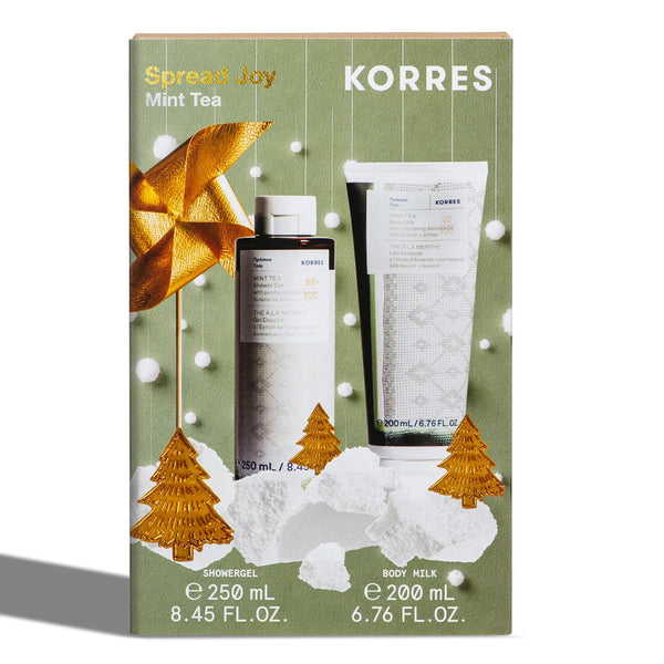 KORRES Mint Tea Set Showergel + Body Milk