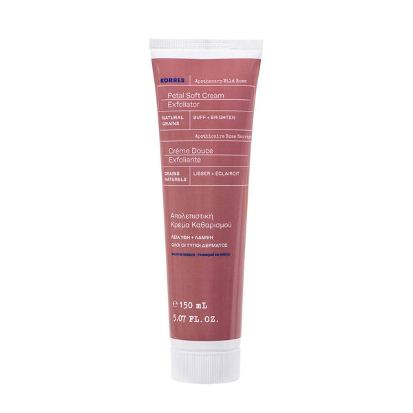 KORRES Apothecary Wild Rose Petal Soft Cream Exfoliator 150ml tube
