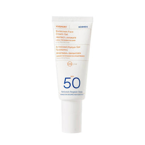 KORRES Yoghurt Face Sunscreen SPF50 40ml tube