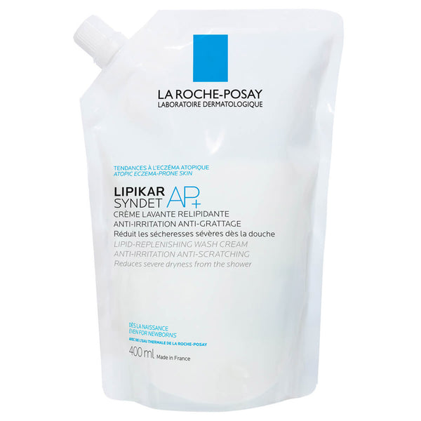 La Roche-Posay Lipikar Syndet AP+ Cream Wash Refill Pouch 400ml