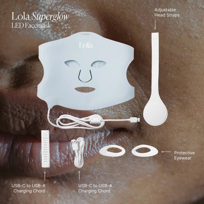 Lola Glow Mask Blue