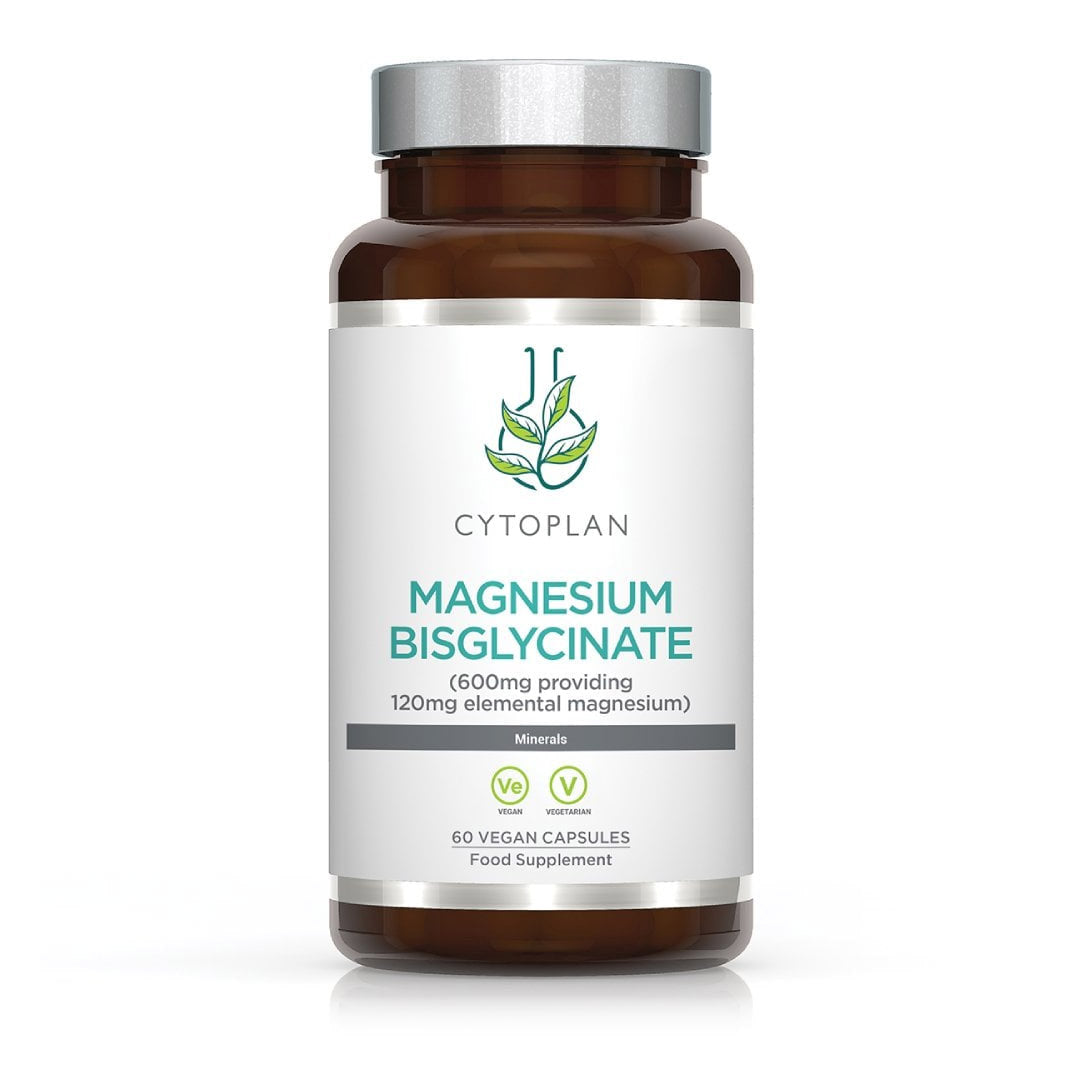 Cytoplan Magnesium Bisglycinate supplement bottle on a white background