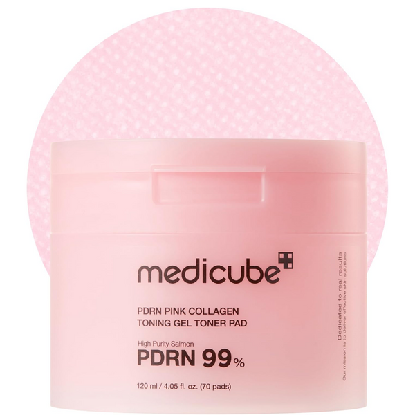 Medicube PDRN Pink Collagen Gel Toner Pads x70