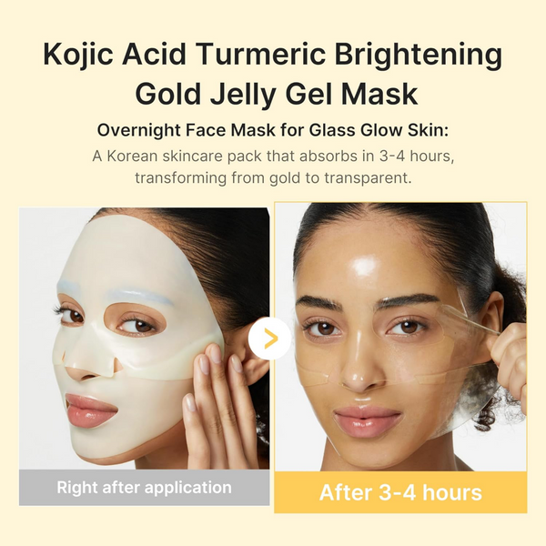 Medicube Kojic Acid Turmeric Brightening Gel Mask 4 x 28g