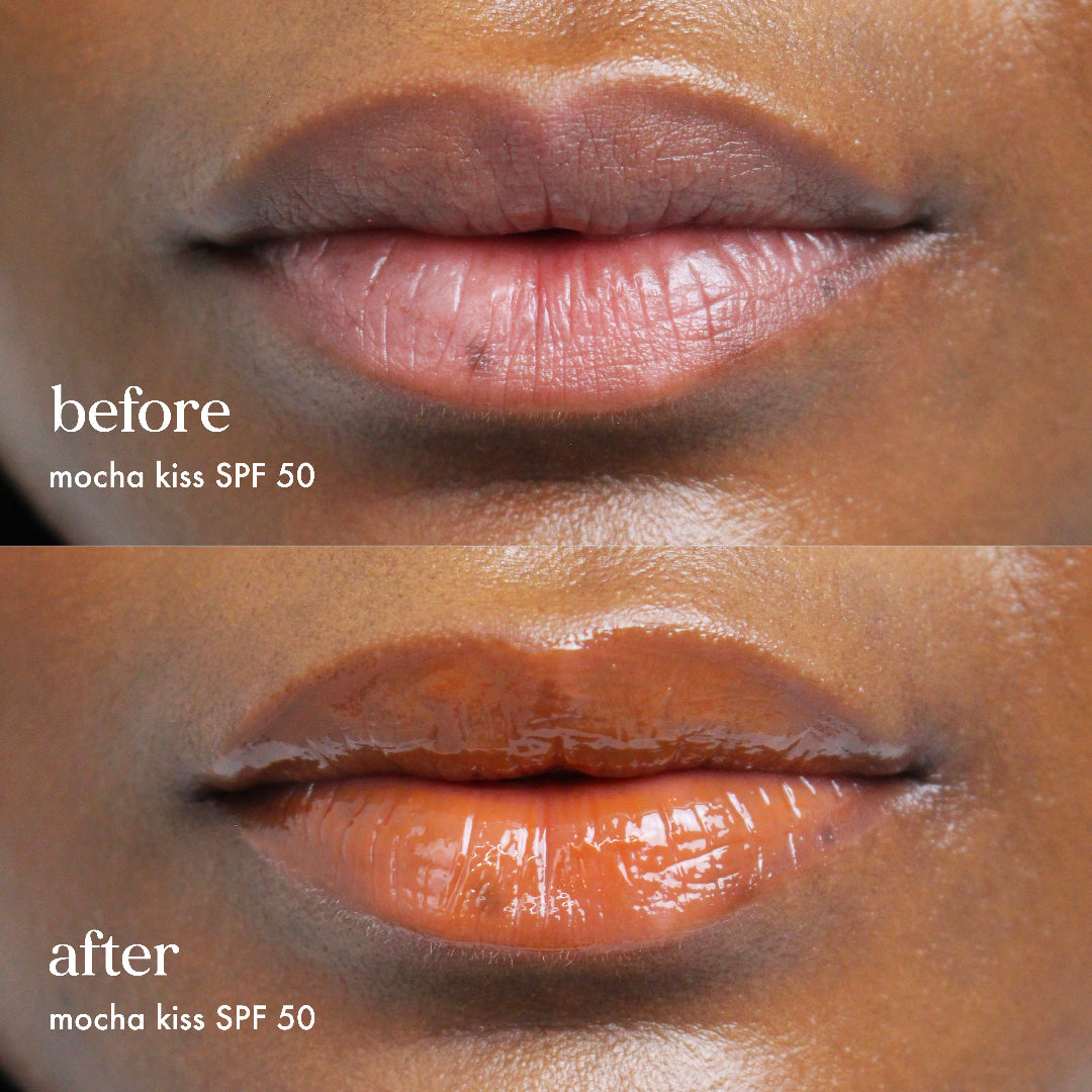 Hello Sunday The One For Your Lips Mocha Kiss Tinted Lip Balm SPF 50 With Shea Butter 15ml