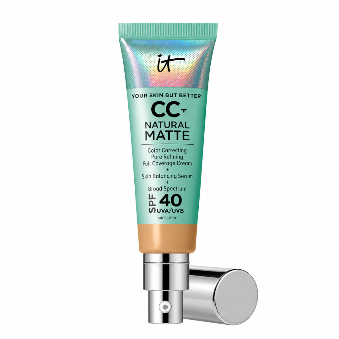 iT Cosmetics Your Skin But Better CC+ Natural Matte with SPF 40 32ml Medium Tan