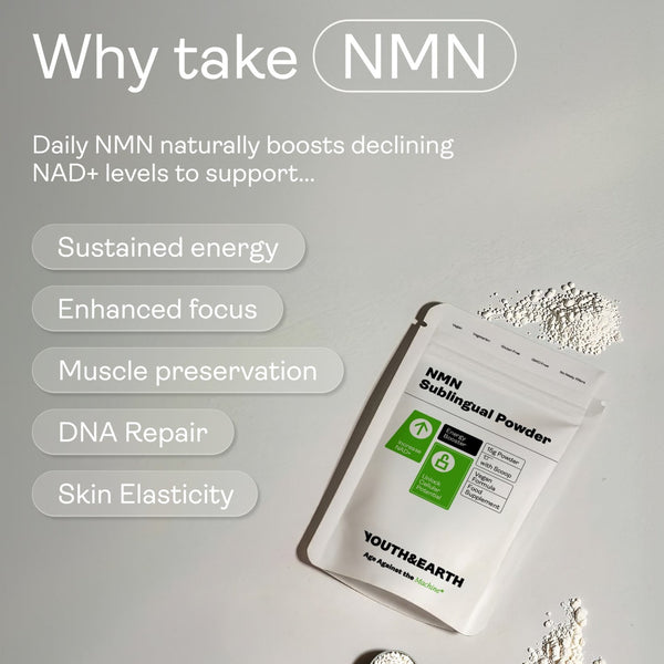 Youth & Earth NMN Sublingual Powder 100g