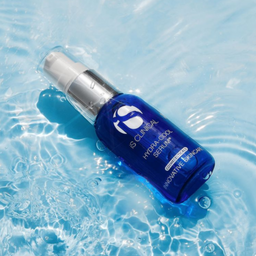 iS Clinical Hydra Cool Serum in a pool of water
