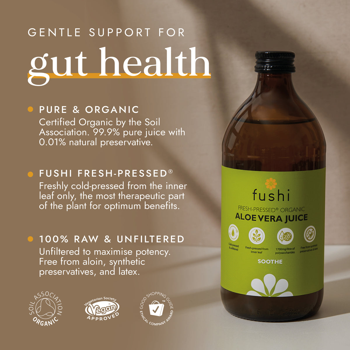 Fushi Organic Aloe Vera Juice 500ml