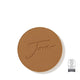 Brown makeup compact with 'Famke' branding on a white background