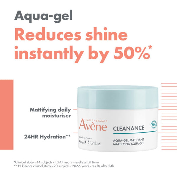 Avène Cleanance Mattifying Aqua Gel For Oily Skin