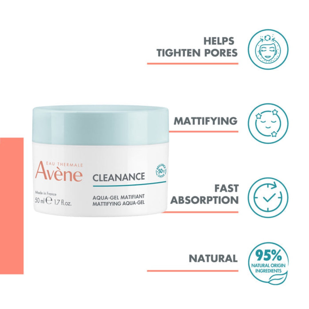 Avène Cleanance Mattifying Aqua Gel For Oily Skin