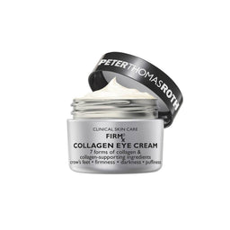 Peter Thomas Roth FIRMx Collagen Eye Cream tub with an open lid