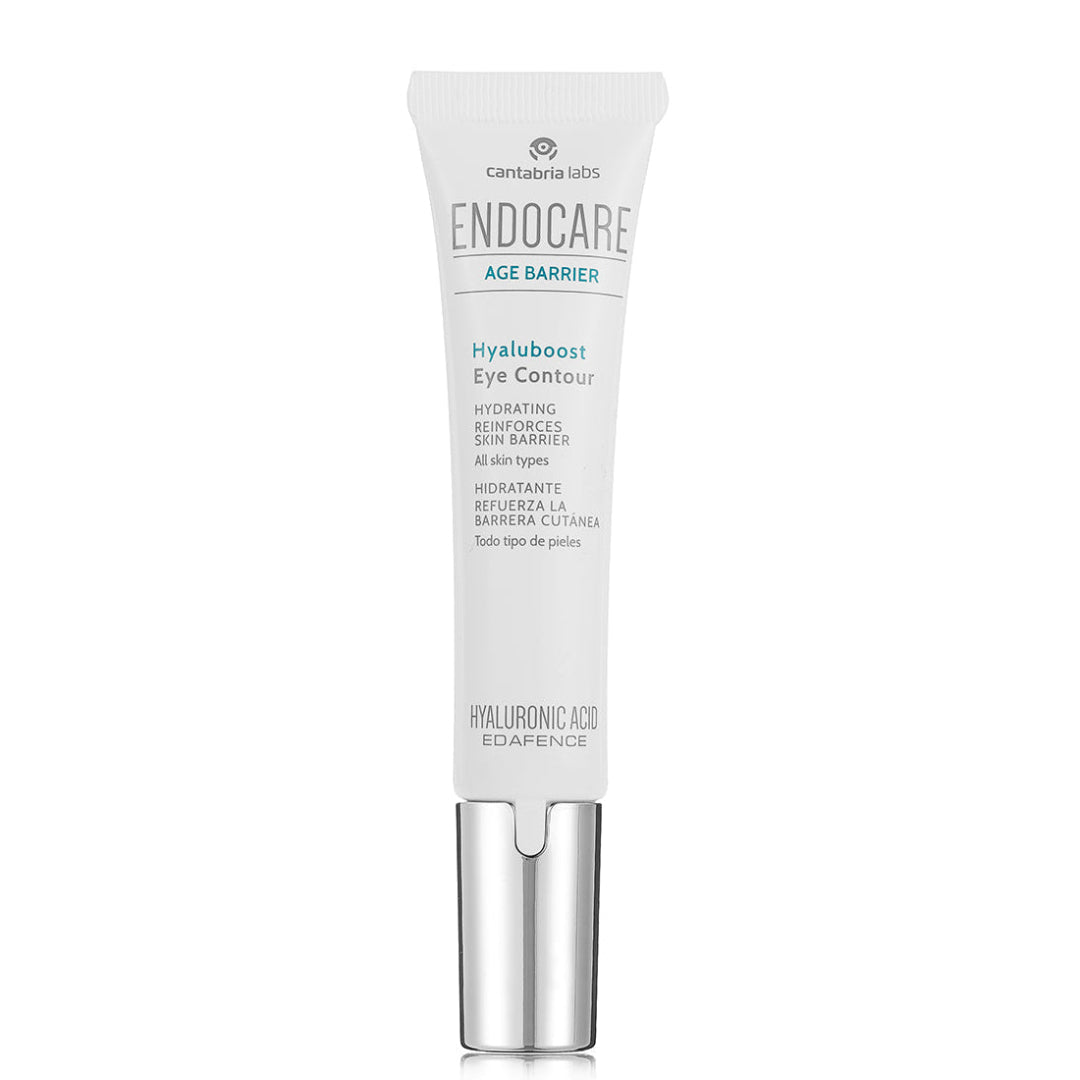 Endocare eye contour cream tube on a white background