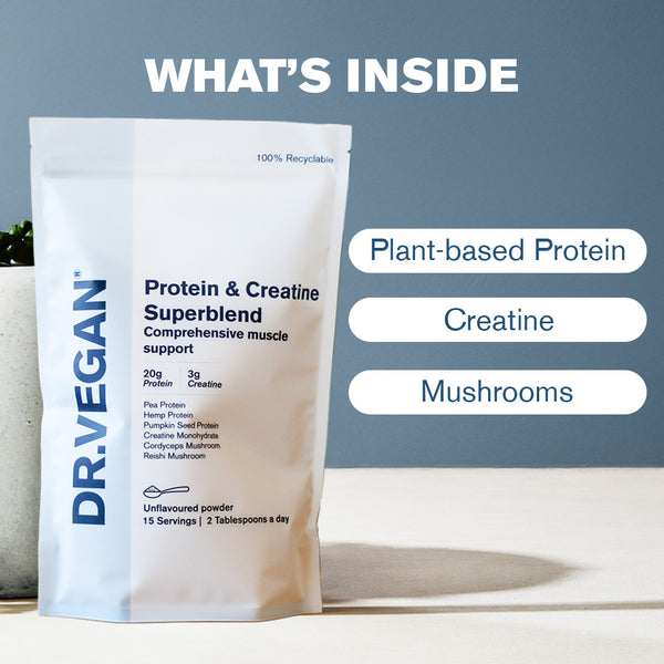 DR.VEGAN Protein & Creatine Superblend Supplement
